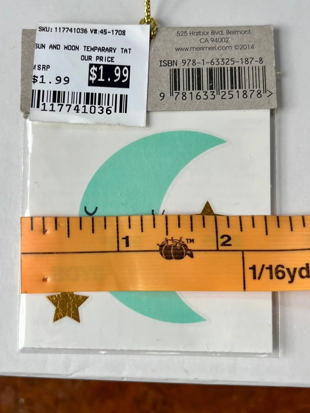 Meri Meri Temporary Tattoos - Pack of 5 (10 total tattoos)